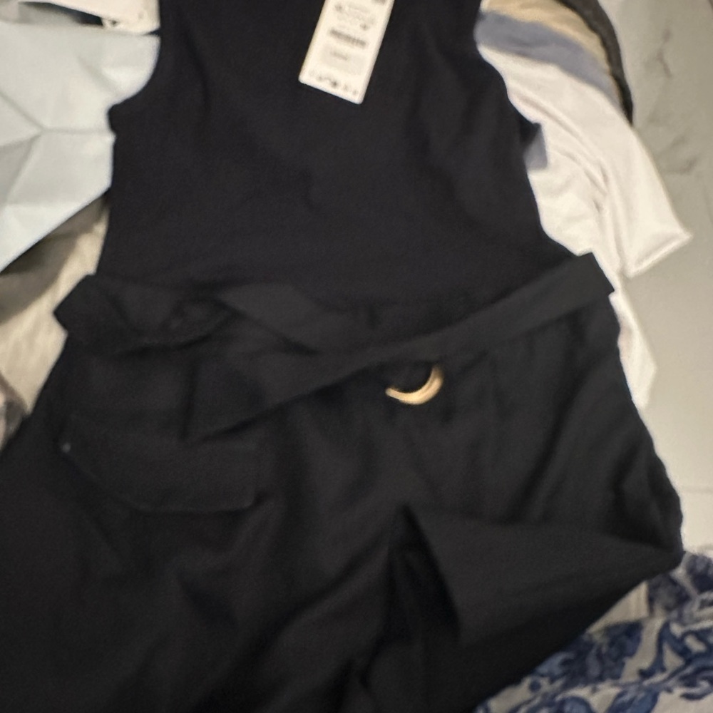 Zara Black Sleeveless Dress